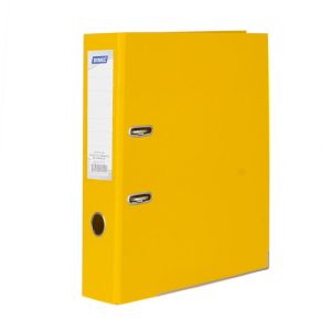 Dinel Класьор с метален кант A4 PP 8 см. - жълт