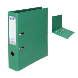 Dinel Класьор с метален кант A4 PP 8 см. - зелен