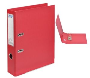 Dinel Класьор с метален кант A4 PP 8 см. - бордо