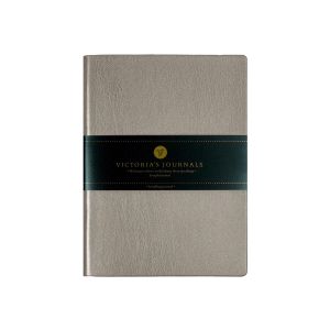 Victoria's Journals Тефтер Smyth Flexy - опушено сив, V7004