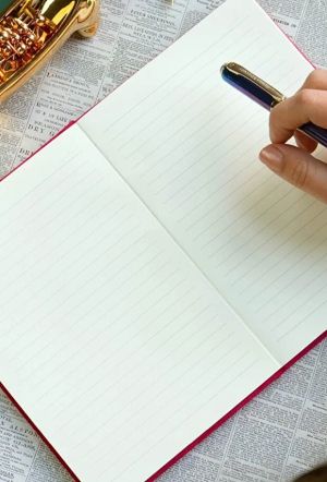 Victoria's Journals Тефтер Velvet - червен, V1252071