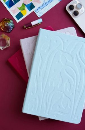 Victoria's Journals Тефтер Velvet - светло син, V1252070