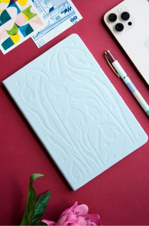 Victoria's Journals Тефтер Velvet - светло син, V1252070