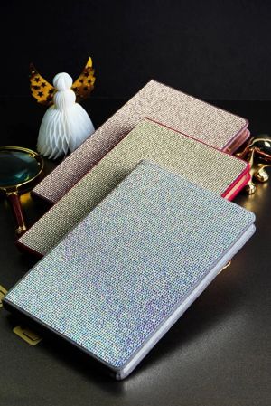 Victoria's Journals Тефтер Velvet - diamond gold, V1252058