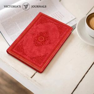 Victoria's Journals Тефтер Old Book А5 червен, V1176