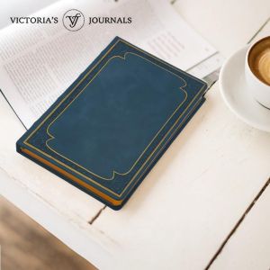 Victoria's Journals Тефтер Old Book А5 син, V1176