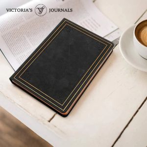 Victoria's Journals Тефтер Old Book А5 черен, V1176