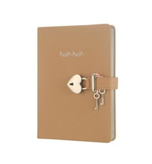 Victoria's Journals Тефтер Secrtet Hush-Hush - бежов, V3303