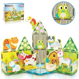 Picasso Магнитен конструктор Ферма 26 части, PTQ27