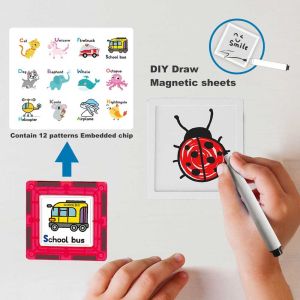 Picasso Магнитен конструктор в куфар 100 части, PB01