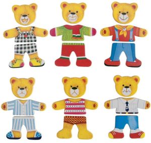 Viga Дървена игра Облечи мечето, 082515