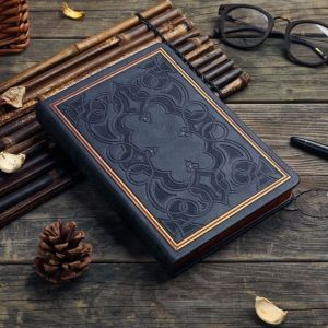 Victoria's Journals Тефтер Old Book А5 тъмно сив, V1178