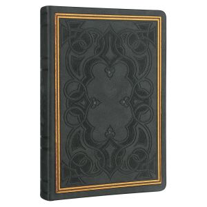 Victoria's Journals Тефтер Old Book А5 тъмно сив, V1178