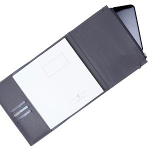 Victoria's Journals Тефтер Zipco Metallic - сив, V7380