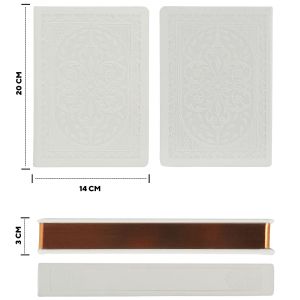 Victoria's Journals Тефтер Old Book А5 бял, V9106