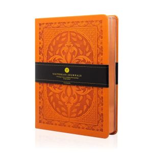 Victoria's Journals Тефтер Old Book А5 оранжев, V3477