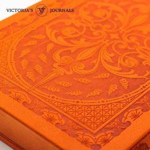 Victoria's Journals Тефтер Old Book А5 оранжев, V3477