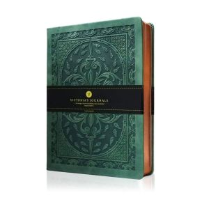 Victoria's Journals Тефтер Old Book А5 тъмно зелен, V1182