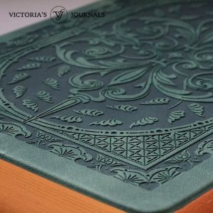 Victoria's Journals Тефтер Old Book А5 тъмно зелен, V1182