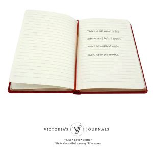 Victoria's Journals Тефтер Old Book А5 червен, V3478