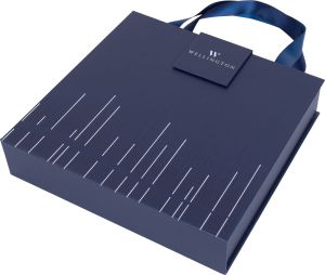 Wellington Комплект химикалка + тефтер Oxford, син