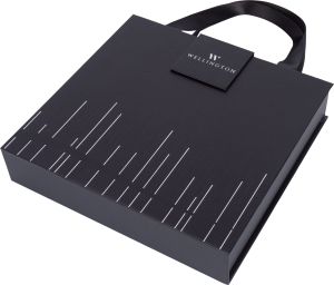 Wellington Комплект химикалка + тефтер Oxford, черен