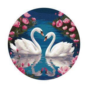 Ideyka Комплект оцветяване по номера - Лебеди
