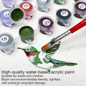 Ideyka Комплект оцветяване по номера - Лебеди