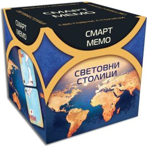 Smart Memo Мемори игра Световни столици, 77325