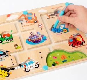 Дървена игра Транспортни средства, 080009