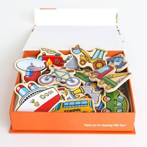 Viga Дървени магнити Транспортни средства, 081905