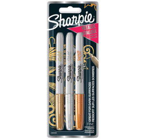 Sharpie комплект перманентни маркери 3 цвята, 27249