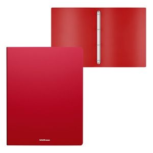 Erich Krause Класьор Matt Classic А4 с 4 ринга, червен