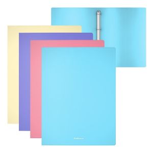 Erich Krause Класьор с 4 ринга А4 Pastel Matt, микс