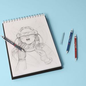 Rotring Автоматичен молив Tikky Retro 0.7 мм. - сив