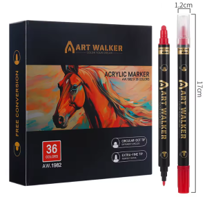 Art Walker Комплект акрилни маркери двувърхи 36 цвята