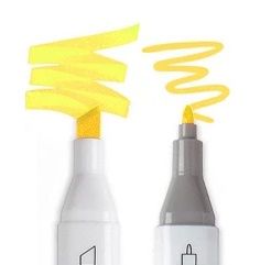 Art Walker Комплект алкохолни маркери двувърхи 12 цвята