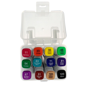 Art Walker Комплект алкохолни маркери двувърхи 12 цвята