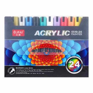 Jupai Комплект акрилни маркери 24 цвята