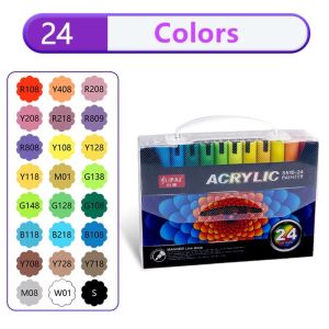 Jupai Комплект акрилни маркери 24 цвята