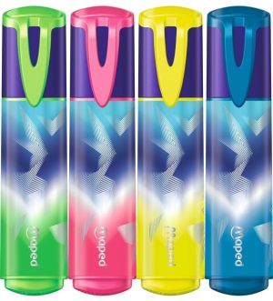 Maped Комплект текст маркери Fluo Arctic, 4 цвята