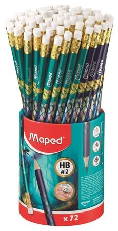 Maped Чернографитен молив с гума Dragon - HB