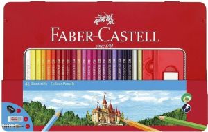 Faber-Castell Цветни моливи в метална кутия 48 цвята