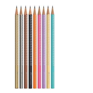 Чернографитен молив Faber-Castell Sparkle Neon 