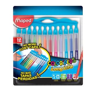 Флумастери Maped Color Peps Long Life Innovation 12 цвята
