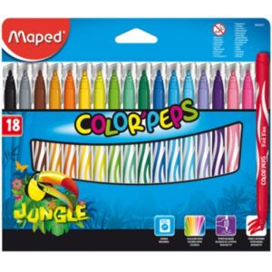 Флумастери Maped Color Peps Jungle 18 цвята