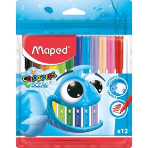 Флумастери Maped Color Peps Ocean 12 цвята
