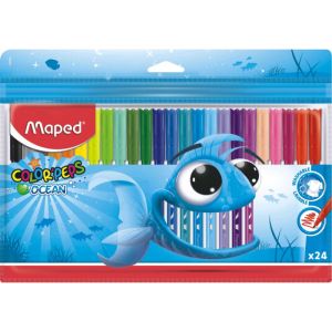 Флумастери Maped Color Peps Ocean 24 цвята