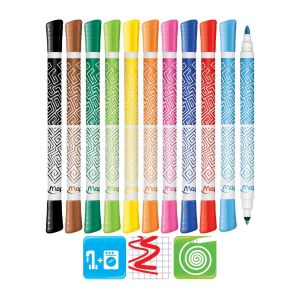 Флумастери Maped Color Peps Duo Tip 10 цвята