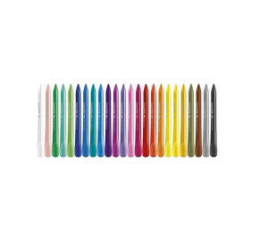 Восъчни пастели Maped Color Peps Plasticlean 24 цвята